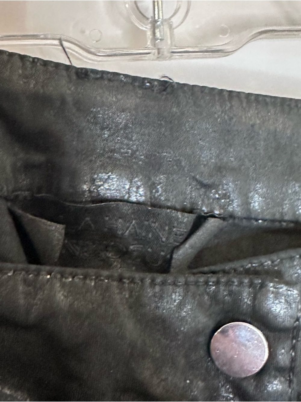 LA HAINE INSIDE US Coated Pants with belt M (unisex) - Picture 4 of 6